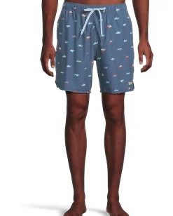 SAXX UNDERWEAR Activewear|Board Shorts<Oh Buoy 2-in-1 7" Volley Let'S Get Kraken/Dk Denim