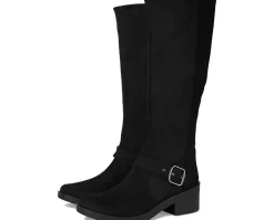 Bzees Boots|Boots<Olympia Black Stretch Fabric