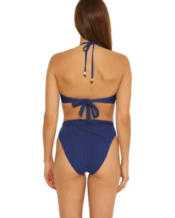 Women Trina Turk Olympia Rib Ring Halter Top