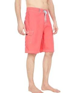 Hurley Activewear|Board Shorts<One & Only Boardshort 22" Light Fusion Red/Tropical Twist