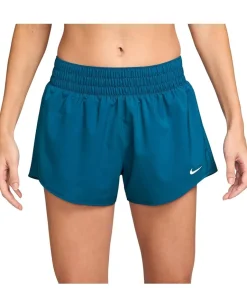 Activewear|Nike One Dri-FIT Mid-Rise 3" Brief-lined Shorts Green Abyss/Reflective Silver