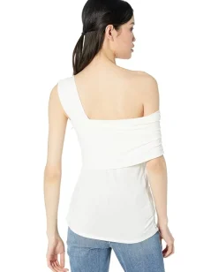 BCBGMAXAZRIA Shirts & Tops|Shirts & Tops<One Shoulder Knit Top Sea Salt