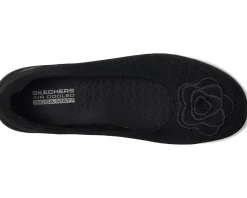 SKECHERS Flats<On-the-go Flex Radiant - Flora Black/Black