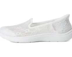 Flats|SKECHERS On-the-go Flex Radiant Hands Free Slip-ins - Blossoms White