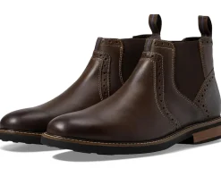 Nunn Bush Boots<Otis Plain Toe Chelsea Boot with KORE Walking Comfort Technology Brown CH