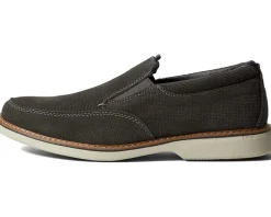 Loafers|Loafers|Nunn Bush Otto Plain Toe Slip-On Gray