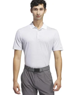 Activewear|adidas Golf Ottoman Short Sleeve Polo White/Grey Two