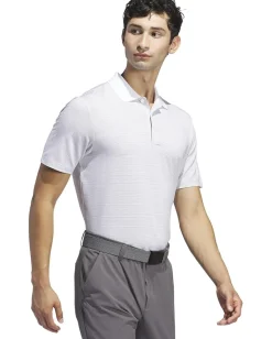 Activewear|adidas Golf Ottoman Short Sleeve Polo White/Grey Two