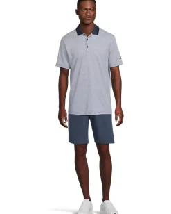 adidas Golf Activewear<Ottoman Short Sleeve Polo White/Collegiate Navy
