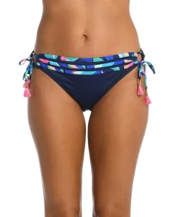 La Blanca Painted Leaves Adjustable Loop Hipster Multi Best