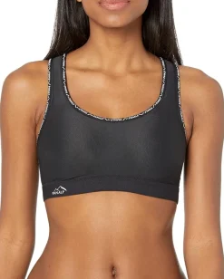 Activewear|Anita Pan Alp Delta Merino Wicking Sports Bra Black
