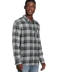 Quiksilver Activewear<Penmar Check Flannel Shirt Quarry