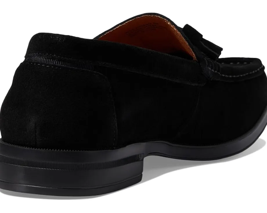 Stacy Adams Peppley Tassel Slip-On Black Suede