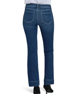 Jeans|NYDJ Petite Barbara Bootcut Rounded Utility Pocket Jeans in Dark Loire