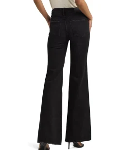 Jeans|Lauren Ralph Lauren Petite High-Rise Flare Jean Black Wash