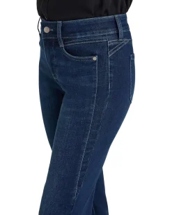 Jeans|NYDJ Petite Marilyn Straight Paneled Jeans in Blacken Blue