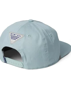 Columbia Accessories|Accessories<Pfg Back Tack Snap Back Crushed Blue/Redfish Shine