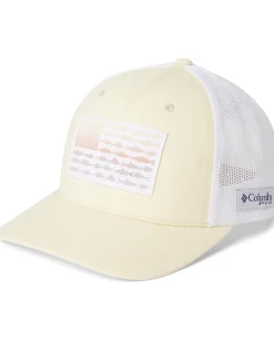 Columbia Pfg Fish Flag Snap Back Lemon Wash/Fish Fade Flag