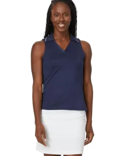 SKECHERS Activewear|Shirts & Tops<Pickleball Godri Swift Sleeveless Polo Navy