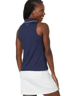 SKECHERS Activewear|Shirts & Tops<Pickleball Godri Swift Sleeveless Polo Navy