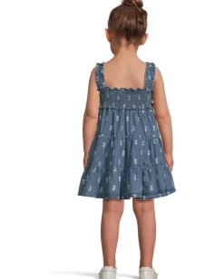 Janie and Jack Clothing<Pineapple Dress (Toddler/Little Kid/Big Kid) Blue