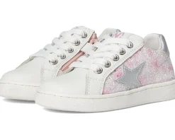 Naturino Shoes<Pinn Zip (Toddler/Little Kid) White/Pink/Silver