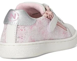 Naturino Shoes<Pinn Zip (Toddler/Little Kid) White/Pink/Silver