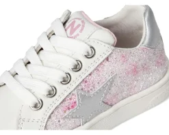 Naturino Shoes<Pinn Zip (Toddler/Little Kid) White/Pink/Silver