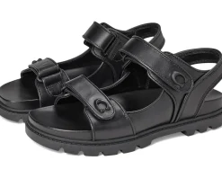 COACH Platform Sandals Black Best