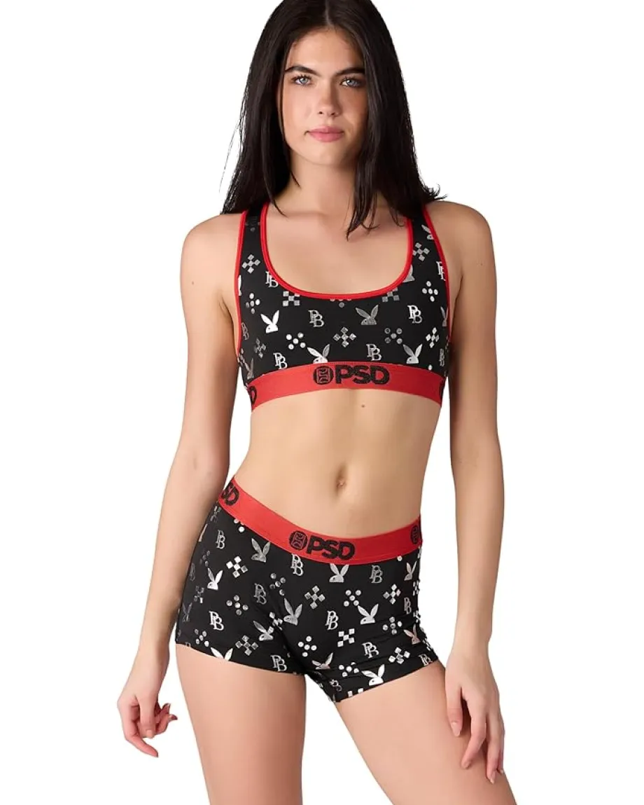PSD Playboy Monogram Sports Bra Multicolor Discount