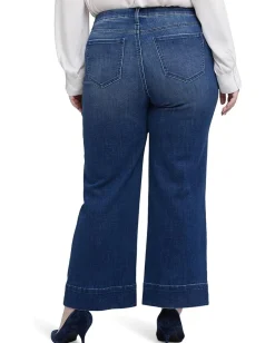 Kids NYDJ Plus Size Teresa Wide Leg Ankle in