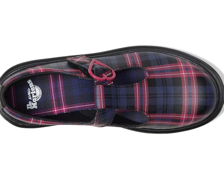 Dr. Martens Kid's Collection Polley II (Big Kid) Black/Multi