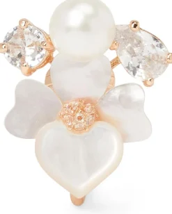 Women Kate Spade New York Precious Pansy Cluster Studs - Clips
