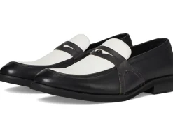 Oxfords|Oxfords|Stacy Adams Prichard Penny Slip-On Black/Gray/White
