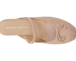 Women Stuart Weitzman Prima Bow Ballet Mule
