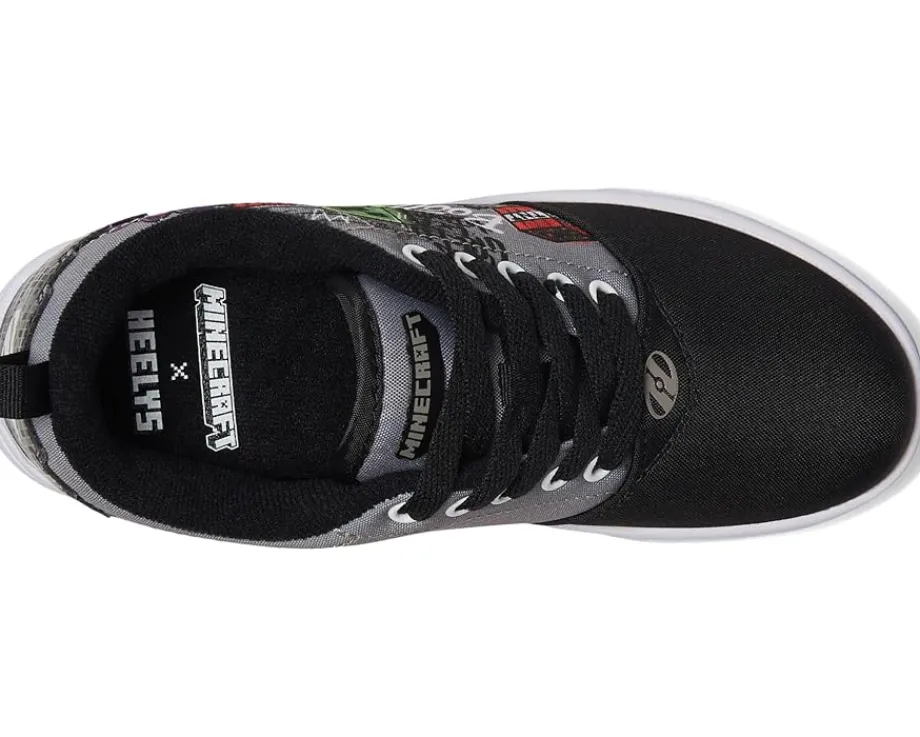 Heelys Shoes|Shoes<Pro 20 Minecraft (Little Kid/Big Kid/Adult) Black/Grey