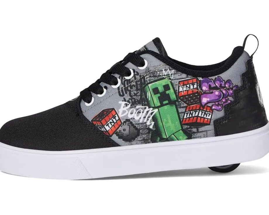 Heelys Shoes|Shoes<Pro 20 Minecraft (Little Kid/Big Kid/Adult) Black/Grey