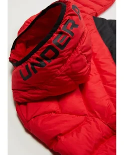 Under Armour Kids Pronto Colorblock Puffer Jacket (Big Kid) Red New
