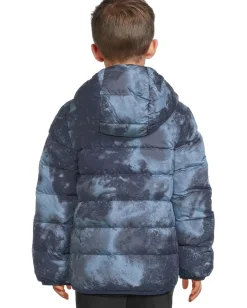 Under Armour Kids Clothing<Pronto Print Puffer Jacket (Little Kid) Washed Navy