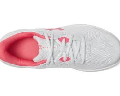 Under Armour Kids Pursuit 4 (Big Kid) Distant Gray/Super Pink/Super Pink