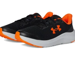 Under Armour Kids Shoes<Pursuit 4 (Big Kid) Black/Anthracite/Ares Red