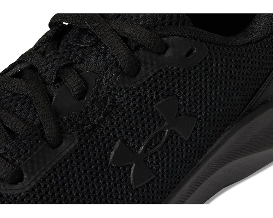Under Armour Kids Pursuit 4 (Big Kid) Black/Black/Black Online