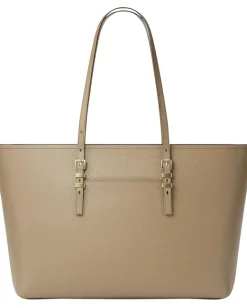 MICHAEL Michael Kors Handbags|Totes<Quinn Large East West Top Zip Tote Husk