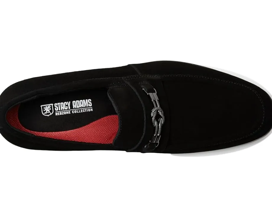 Stacy Adams Ravelle Moc Toe Bit Slip-On Black Suede Sale