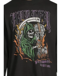 Activewear|T-Shirts|Hurley Reaping Long Sleeve Black