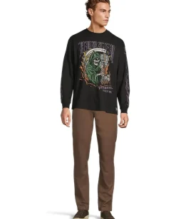 Activewear|T-Shirts|Hurley Reaping Long Sleeve Black