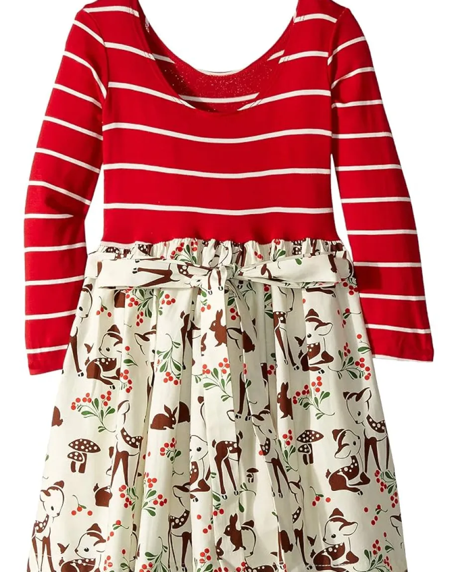 fiveloaves twofish Reindeer Abbie Dress (Toddler/Little Kids/Big Kids) Red Online