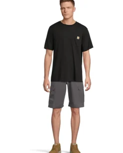 Carhartt Relaxed Fit Lightweight Short-Sleeve Pocket C Graphic T-Shirt Black Best