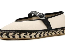 Flats|Madewell Remy Mary Jane - Canvas Espadrille Natural Multi
