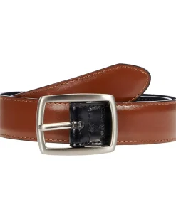 Florsheim Accessories|Belts<Reversible Leather Belt (Big Kids) Black/Cognac